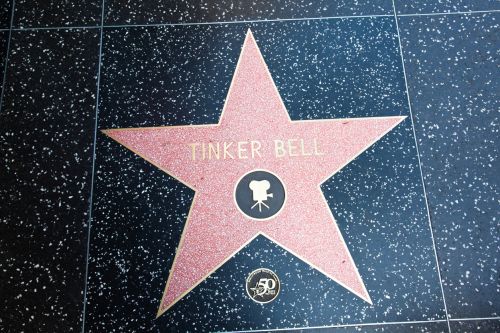 Hollywood Walk Of Fame Star Tinker Bell