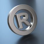 Registered symbol- registered trademark audit concept